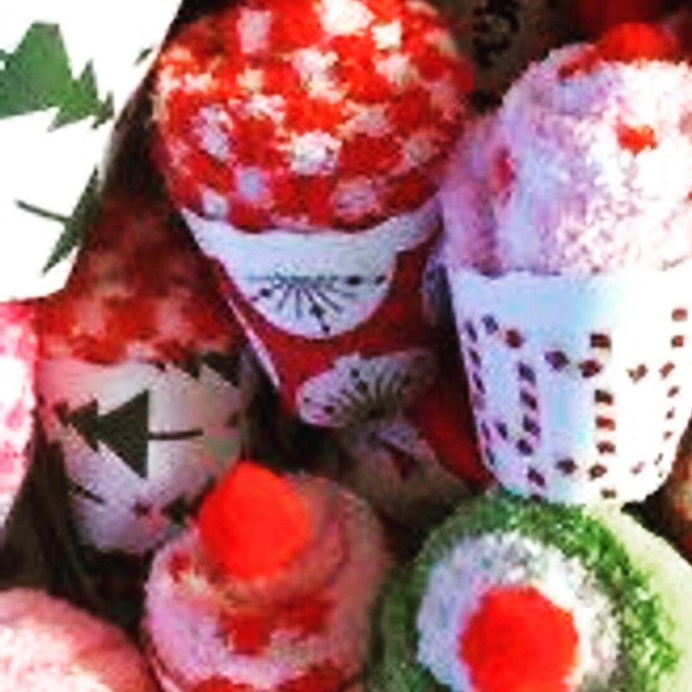 Festive Holiday Cupcake Socks